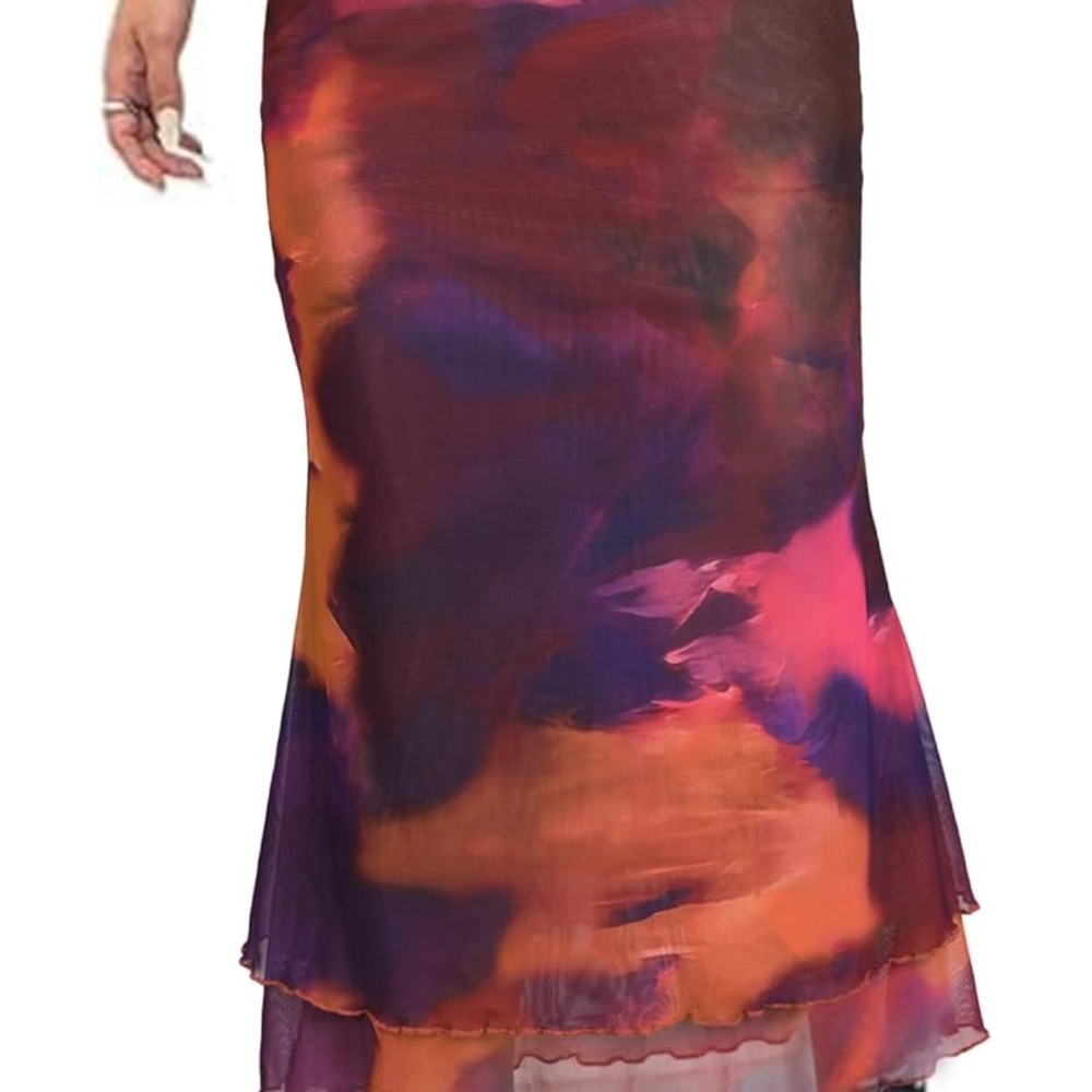Elegant Multicolor Women's Skirt